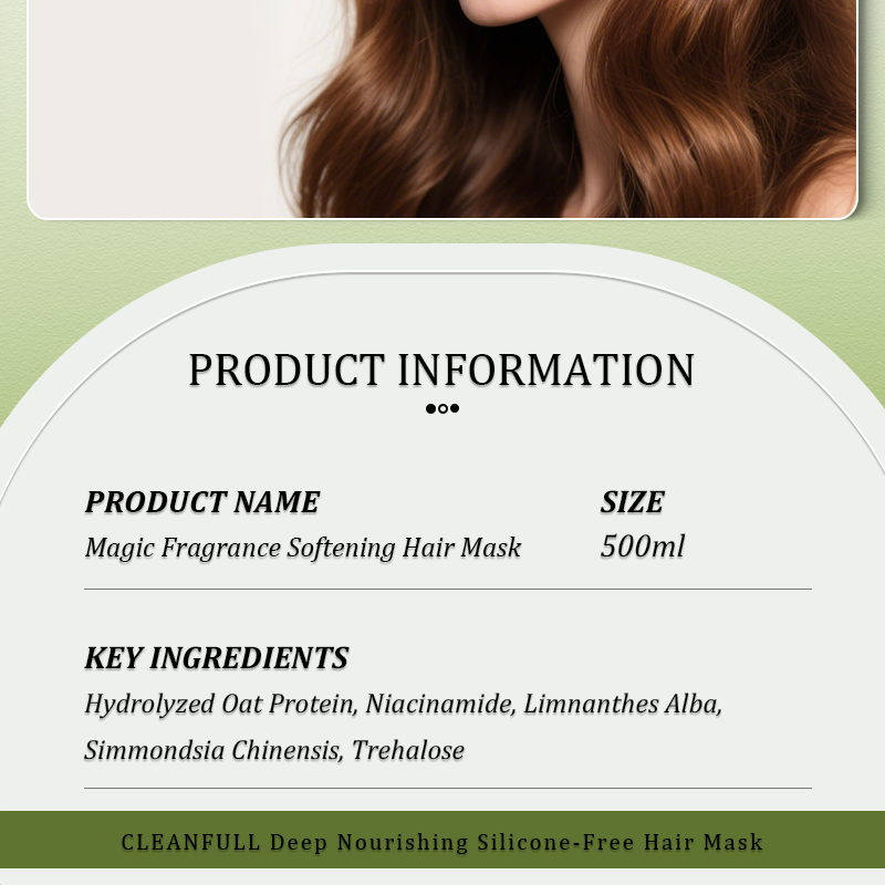 CLEANFULL Deep Nourishing Silicone-Free Professional Hair Mask