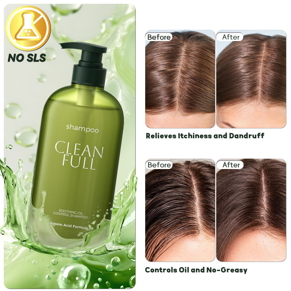 Sulfate-Free Strengthens Hydrolyzed Plant Proteins Shamppo 500ml